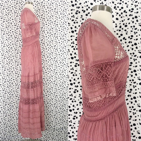 NEW Free People | Mix In the Crochet Maxi Dress - Picture 6 of 8